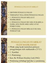 Check spelling or type a new query. Penggulungan Company Law Eksekutif