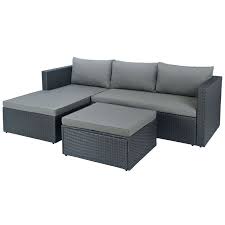 Marquee Marseilles Corner Lounge Setting Bunnings Warehouse Outdoor Lounge Outdoor Rooms Outdoor Sectional Sofa