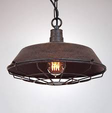 Great savings & free delivery / collection on many items. Rustic Industrial Cage Pendant Light Tudo And Co Tudo And Co