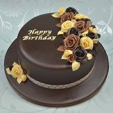 Modeling Chocolate Rose Cake Birthday Cake Chocolate Chocolate Cake With Name Birthday Cake Writing