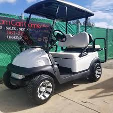 Re Manufactured By Custom Cart Connection Rebuilt In 2018 Using A 2015 Club Car Precedent Frame Perfect For The Family Or Cu With Images Golf Carts Electric Golf Cart Golf