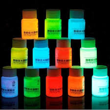 10ml High Quality 12 Colors Acrylic Glow In The Dark Paint Choose A Colour Glow In Dark Paint Diy Resin Crafts Resin Diy
