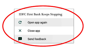 The first bank mobile app provides easy access to account balances and transactions, as well as mobile deposit so you can deposit checks quickly and easily without having to visit a download the app today to enjoy the convenience of first bank mobile banking! Idfc First Bank App Keeps Stopping Error In Android Ios App Not Working Problem Solved Youtube