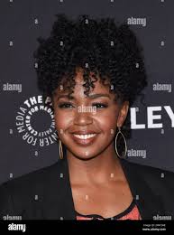 Jerrika Hinton arriving at The Paley Center For Media's 34th Annual  PaleyFest for Grey's Anatomy in Los Angeles, 19 March 2017 Stock Photo