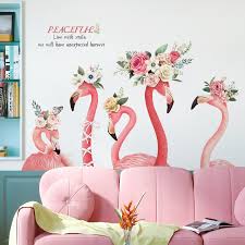 Rated 5 out of 5 stars. Colorful Flamingo Wall Stickers Home Decor Grils Bedroom Living Room Bathroom Glass Decoration Vinyl Art Decal Wallpaper Wall Stickers Aliexpress