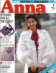 Knit this one with voluminous cables and an elegant. Macrame Crochet Lace Anna Burda January 1990 Fiber Art Reflections