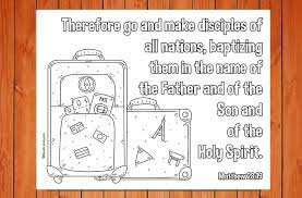 Jesus calls the first disciples. Go And Make Disciples Matthew 28 19 Printable Ministryark