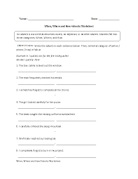 Englishlinx Com Adverbs Worksheets Adverbs Adverbs Worksheet Worksheets