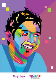 Pasha Ungu In Wedha Pop Art Potrait By Ardiansah Danus Ungu