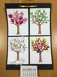 Seasons Calendar Origami Crafts Diy Season Calendar Seasons