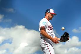 Max scherzer, starting pitcher of the washington nationals, practicing heeling. Washington Nationals Max Scherzer Suffered Ankle Sprain Nats Will Slow Him Down Federal Baseball