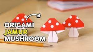 Terbukti paling lengkap dan hasilnya maksimal. Cara Membuat Jamur Origami Mudah How To Fold Mushroom Paper Easy Tutorial Wow Youtube