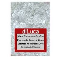 Mica Flocos Escamas Grafite 100% Mineral E Natural