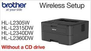 Then tap network option and select the wireless wizard option. Wireless Setup Using The Control Panel Hll2360dw Hll2340dw Hll2315dw Hll2305w Youtube