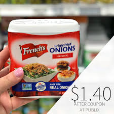 The flavor of the spice rub penetrates through every tender slice. French S Crispy Fried Onions Only 1 40 At Publix