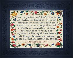 Buongiorno a tutte voi ricamine, lo so, sono stata un po assente ultimamente, anche nei commenti. Love Is Patient Cross Stitch Chart Cross Stitch Needlework