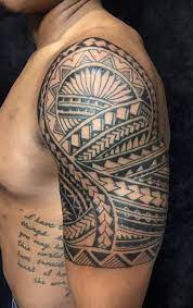 Olio Chest Tattoo By Ben From Lone Wolf Tattoo Hermitage 20170104 Lone Wolf Tattoo Tattoos Cool Tribal Tattoos