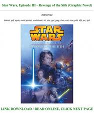 Yep, we have a tendency to each enjoyed this book, and extremely advocate it to you. Pdf Star Wars Episode Iii Revenge Of The Sith Graphic Novel Txt Pdf Epub