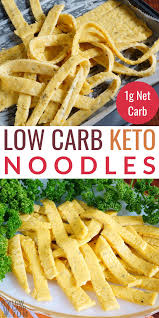 Homemade Keto Egg Noodles Recipe Keto Recipes Easy Keto Noodles Recipes