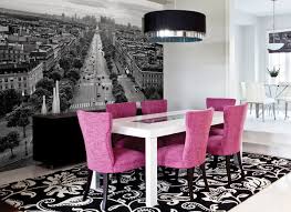 I'm leaving this wall alone. 20 Conventional Dining Rooms With Wallpaper Murals Home Design Lover