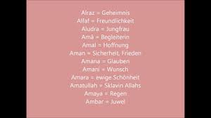 Ihm fällt plötzlich etwas ganz ausgefallenes ein. Arabische Madchennamen 300 Vornamen Im Namenslexikon