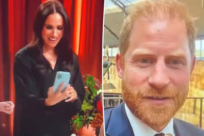 Prince Harry makes 'cringe' phone call to Meghan Markle as she guests  judges on 'MasterChef Australia'