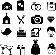 Wedding Icons Wedding Icon Wedding Timeline Template Wedding Templates Printable