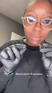 I know I'm not the only one that finds satisfaction removing ingrown hairs  and doing extractions 🤷🏾‍♀️ , ., ., When it comes to getting my girlies  all the way together with their 😻 wax and I see some ...