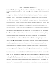 National association of social workers. Pdf Social Work In Health Settings Practice In Context By Toba Schwaber Kerson Judith L M Mccoyd And Associates