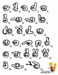 Asl Chart Printable Baby Sign Language Alphabet Chart Sign