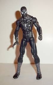 Black And Green Spiderman Action Figure Marvel Legends Spider Man Black Suit Sandman Series Movie Iii 3 Classics Toy Biz Fig Figuras De Accion Figuras De Figuritas