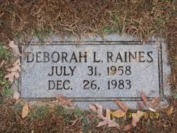 Deborah L. “Debbie” Raines (1958-1983)