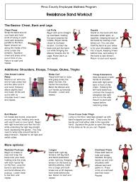 Here are the best resistance band exercises for stronger legs. Resistance Band Workout Sheet Pima County Employee Wellness Program Download Printable Pdf Templateroller
