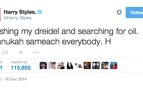 Maybe you would like to learn more about one of these? Harry Styles Of One Direction Wishes You Chanukah Sameach Jewish News