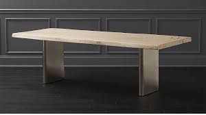 Landscape Live Edge White Washed Wood Dining Table Reviews Cb2 Whitewash Wood Wood Dining Table Dining Table