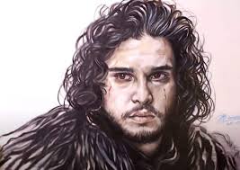 Types of sketching drawing ideas easy for kids, creative drawing ideas for beginners and experts up to date. Jon Snow Kit Harington From Game Of Thrones Drawing