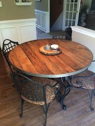 A simple and sturdy set that's perfect for your breakfast nook or smaller dining area. Reclaimed Round Wood Table Tops Restaurant Cafe Supplies Online