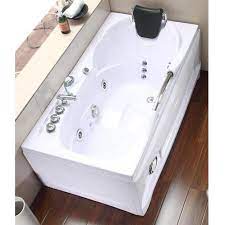 Vasca idromassaggio 180x120 cm doccia multifunzione per due persone relax vs100. Vasca Idromassaggio Da Bagno 153x85 Rettangolare 9 Getti Miscelatore Poggiatesta Ebay
