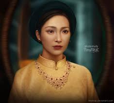 Nguyễn minh cường hoà âm : Artstation Hoa Minzy As Nam Phuong Queen Portrait Fan Art Tiny Truc