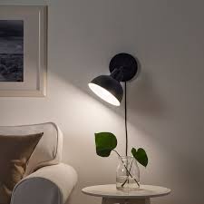 Skurup Asztali Fali Lampa Fekete Ikea In 2020 Wall Lamps Bedroom Table Lamp Ikea Table Lamp