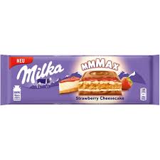 9 tafeln milka schokolade, schoki, alpenmilch, luflee. Milka Mmmax Strawberry Cheesecake 300g Online Kaufen Im World Of Sweets Shop