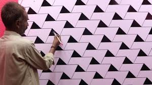3d wall painting design ideas | your wall interior masking tape painting idea. 3d Wall Painting Optical Illusion 3d Wall Design 3d Wall Decoration Effect Interior Design Youtube