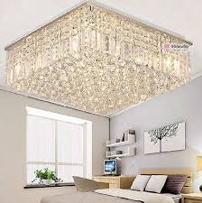 Modern Luxury Living Room Ceiling Lamp Fixture Crystal Chandelier Lighting Chandelier In Living Room Ceiling Lamps Living Room Decor