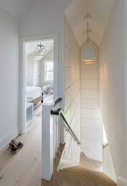 Narrow Staircase Design With Wall Panelling Cynthia Hayes Interior Design Narrow Staircase Staircase Design Stairway Decorating