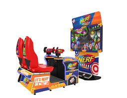 Need a cool looking place to put your nerf guns. Nerf Arcade Raw Thrills Inc