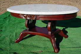 Mahogany Lyre Harp Base Marble Top Coffee Table Carlton Mclendon Victorian Style Victorian Carltonm Coffee Table Coffee Table Design Oval Marble Coffee Table