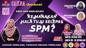 Hala tuju yang sesuai selepas spm dizaman millenium! Akademi Youtuber Live Program Cakna Jauhari Anda Unik Anda Boleh Ke Manakah Hala Tuju Selepas Spm 11
