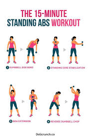 15 Minute Standing Abs Workout You Must Do Exercise Fitness Abworkout Flatstomach Health Easyworko Standing Ab Exercises Abs Workout Routines Abs Workout