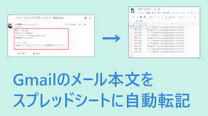 Gas Gmailのメール本文をスプレッドシートに転記する方法 Valmore