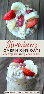 I was looking to see how many calories might be in overnight oats made with almond milk and stumbled upon your recipe as the first one i looked at i too am trying to lower my cholesterol and this helps me stay full and healthy throughout the day. Strawberry Banana Overnight Oats Recipe Low Calorie Overnight Oats Low Calorie Breakfast Overnight Oats Healthy